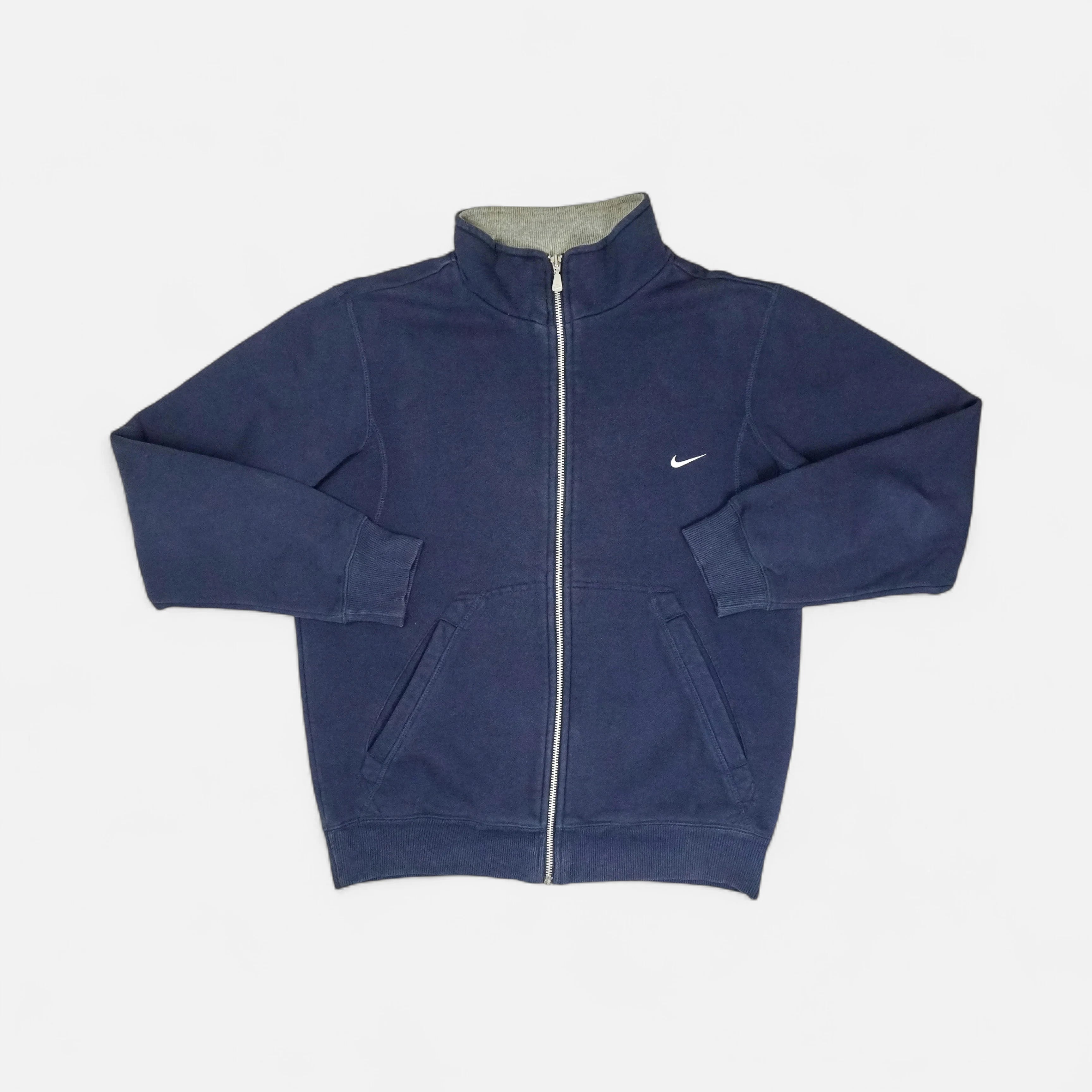 Vintage Nike Navy Zip Up Jacket (S)