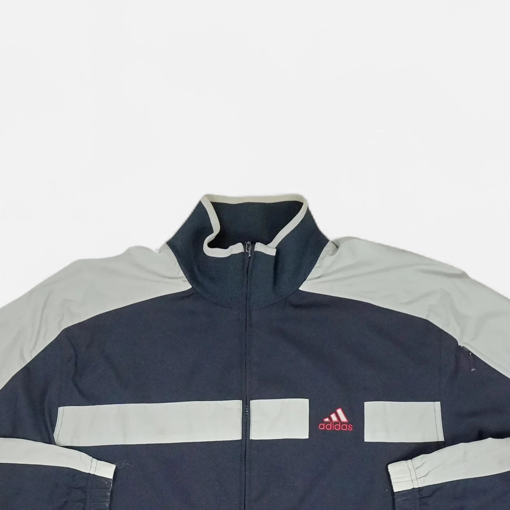 Vintage Adidas Navy track jacket (L)