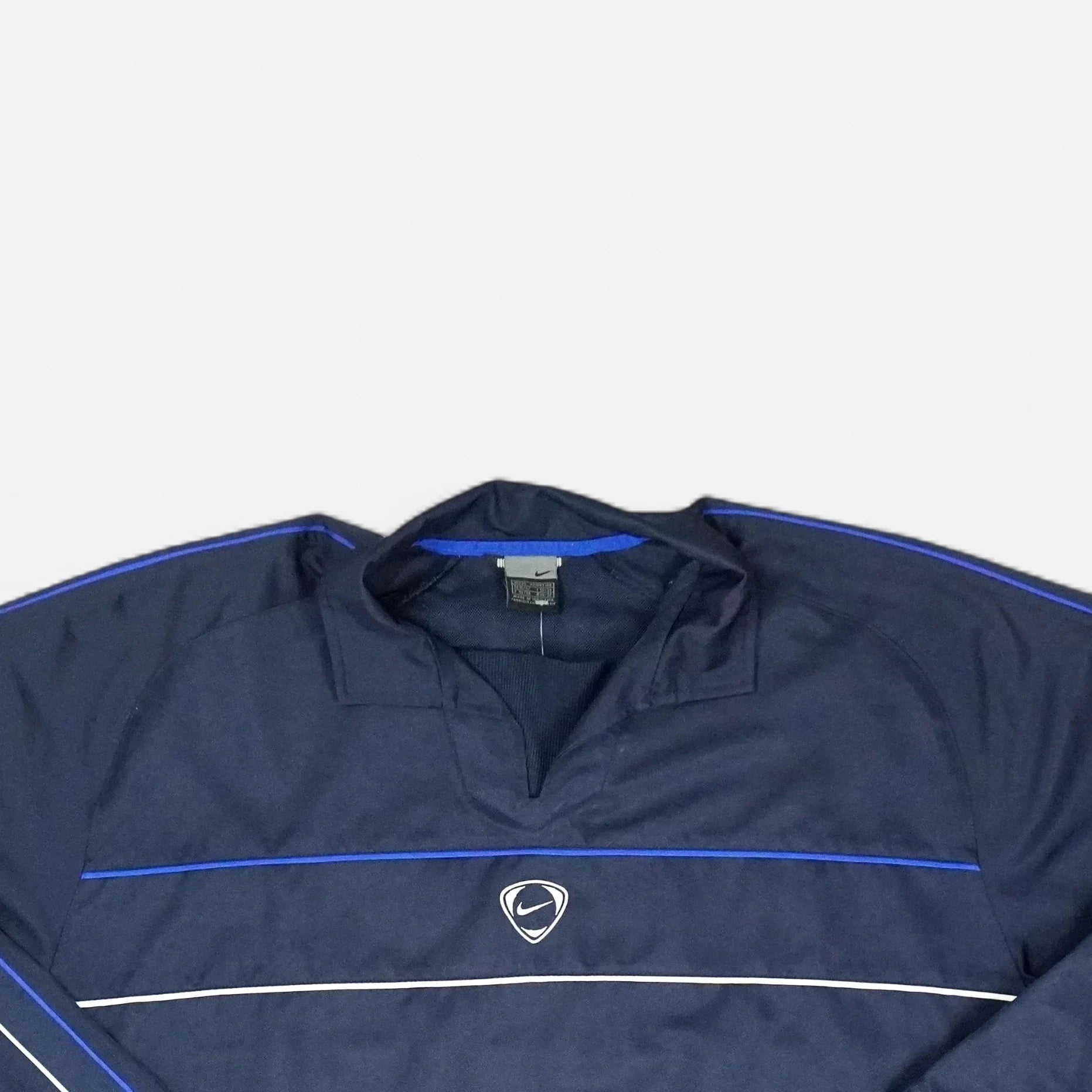 Vintage Navy pullover windbreaker jacket (XL)