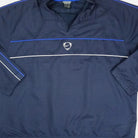 Vintage Navy pullover windbreaker jacket (XL)