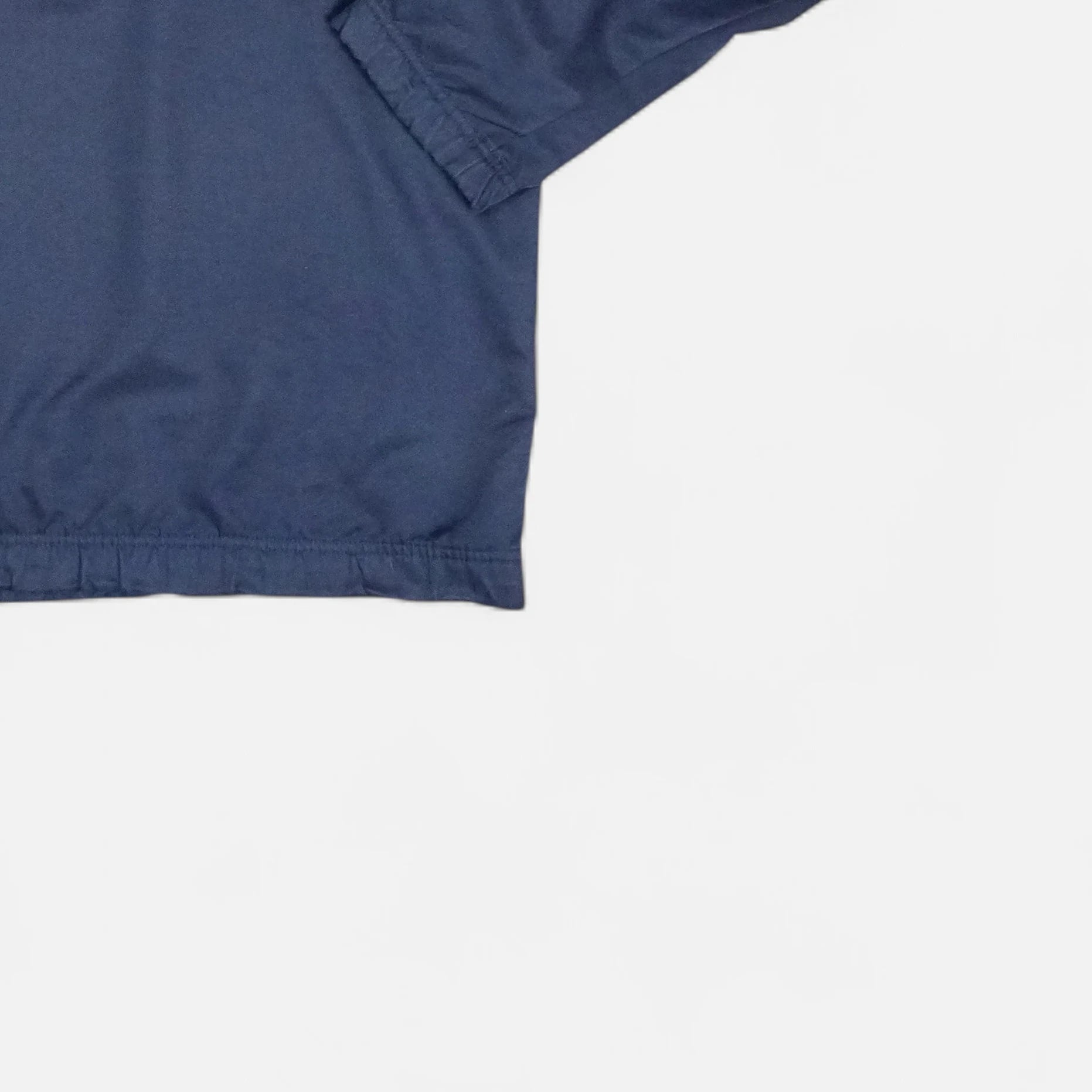 Vintage Navy pullover windbreaker jacket (XL)