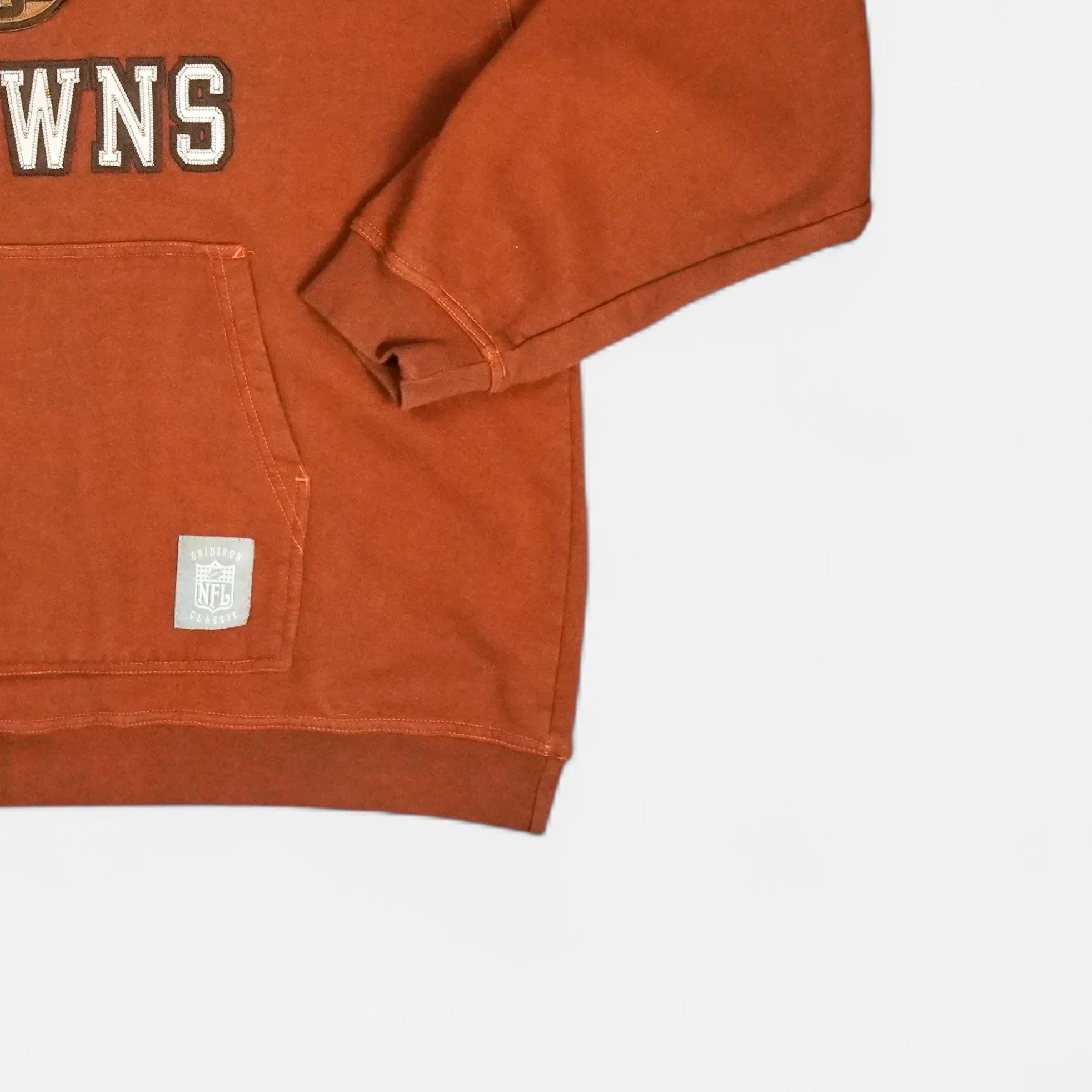 Vintage Orange Cleveland Browns hoodie (XL)