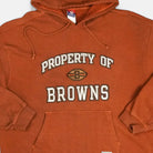 Vintage Orange Cleveland Browns hoodie (XL)