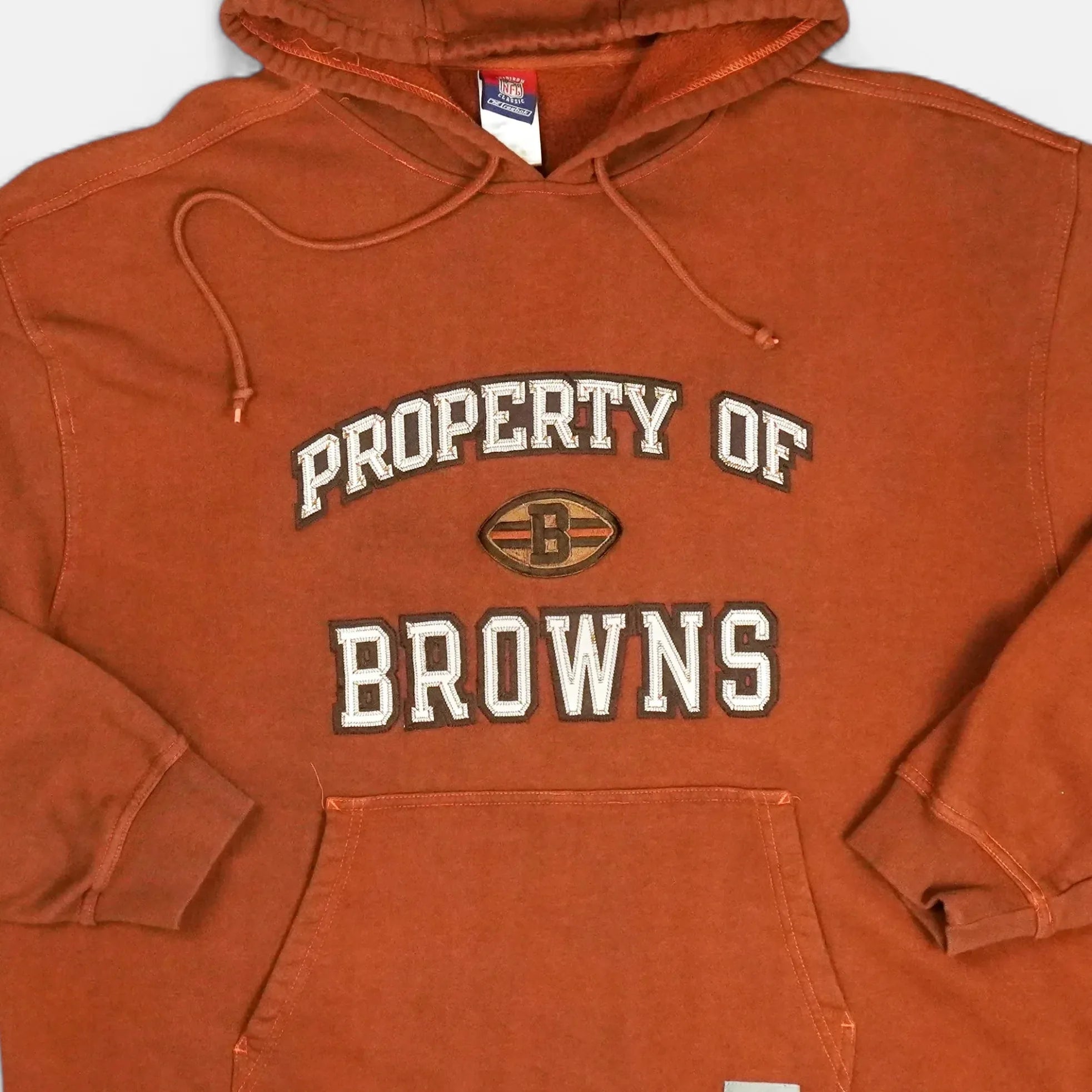 Vintage Orange Cleveland Browns hoodie (XL)