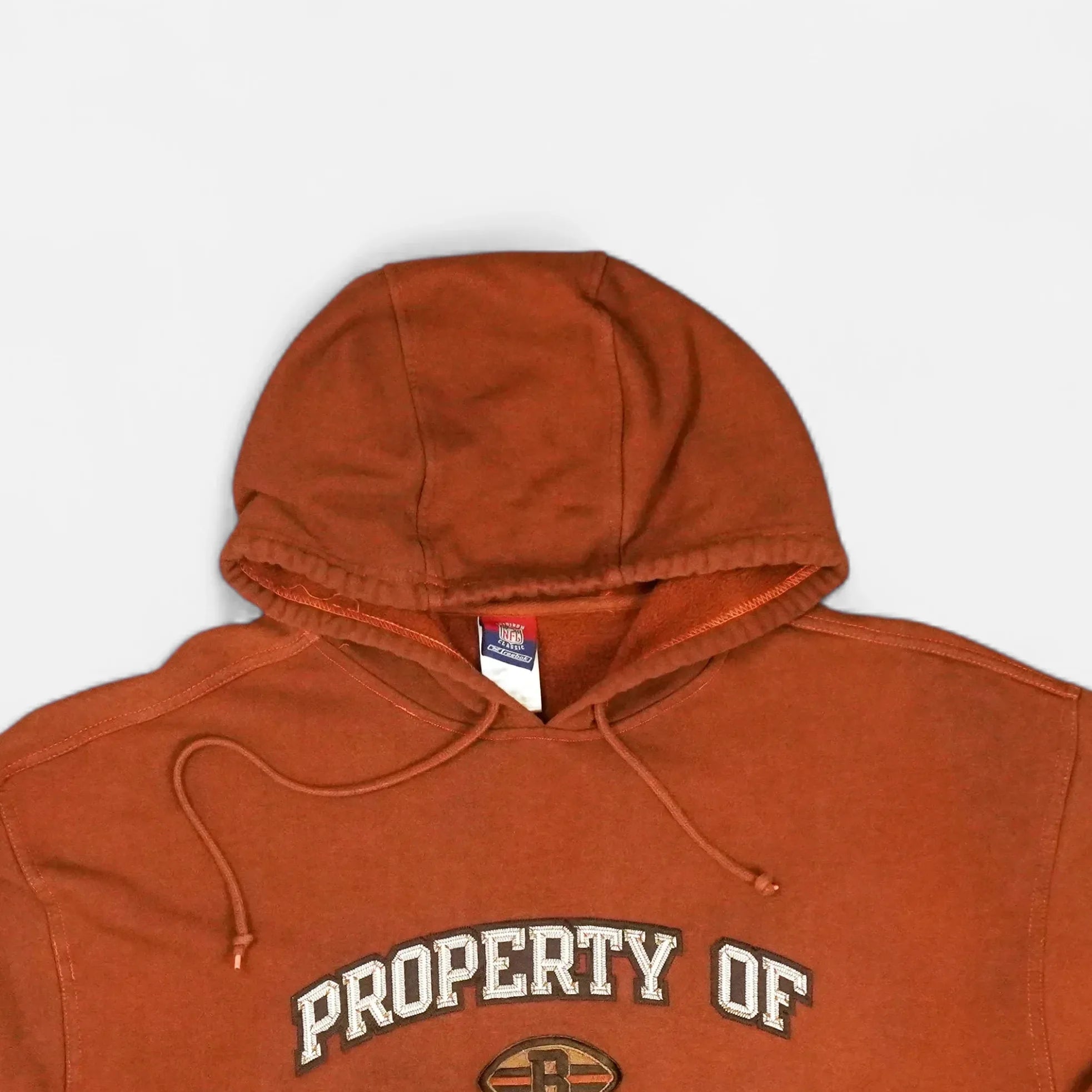 Vintage Orange Cleveland Browns hoodie (XL)