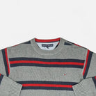 Vintage Tommy Hilfiger Grey Sweater (M)