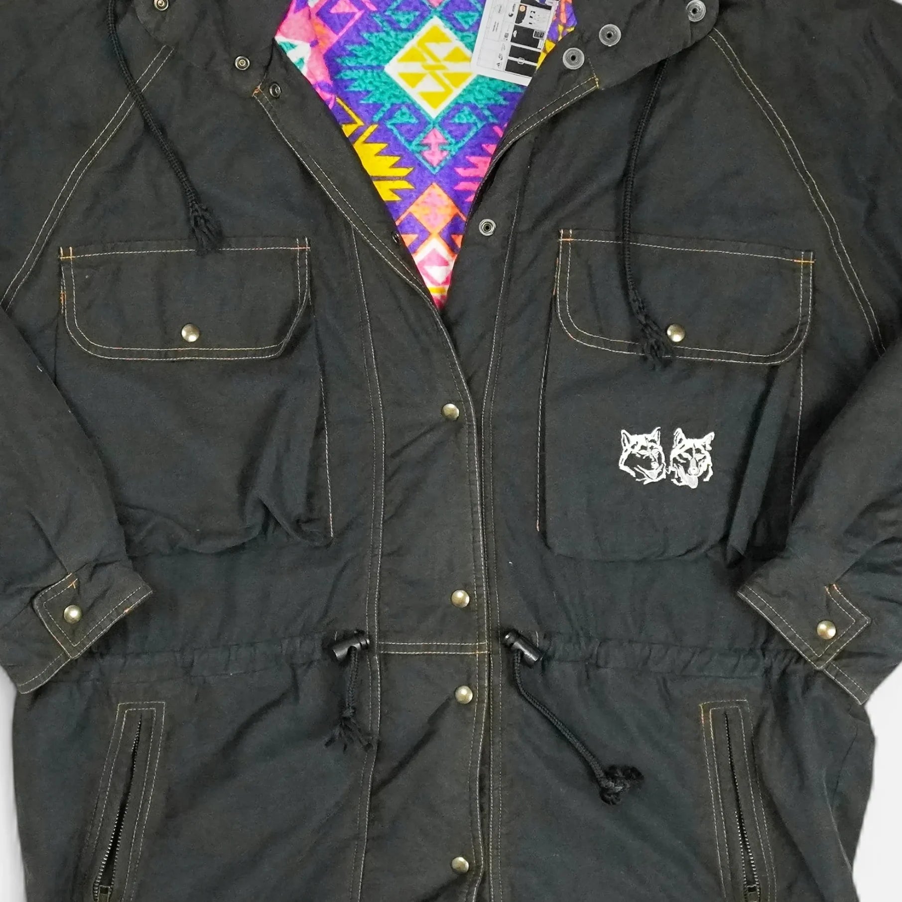 Vintage Sergio Tachinni Black Coat (L)