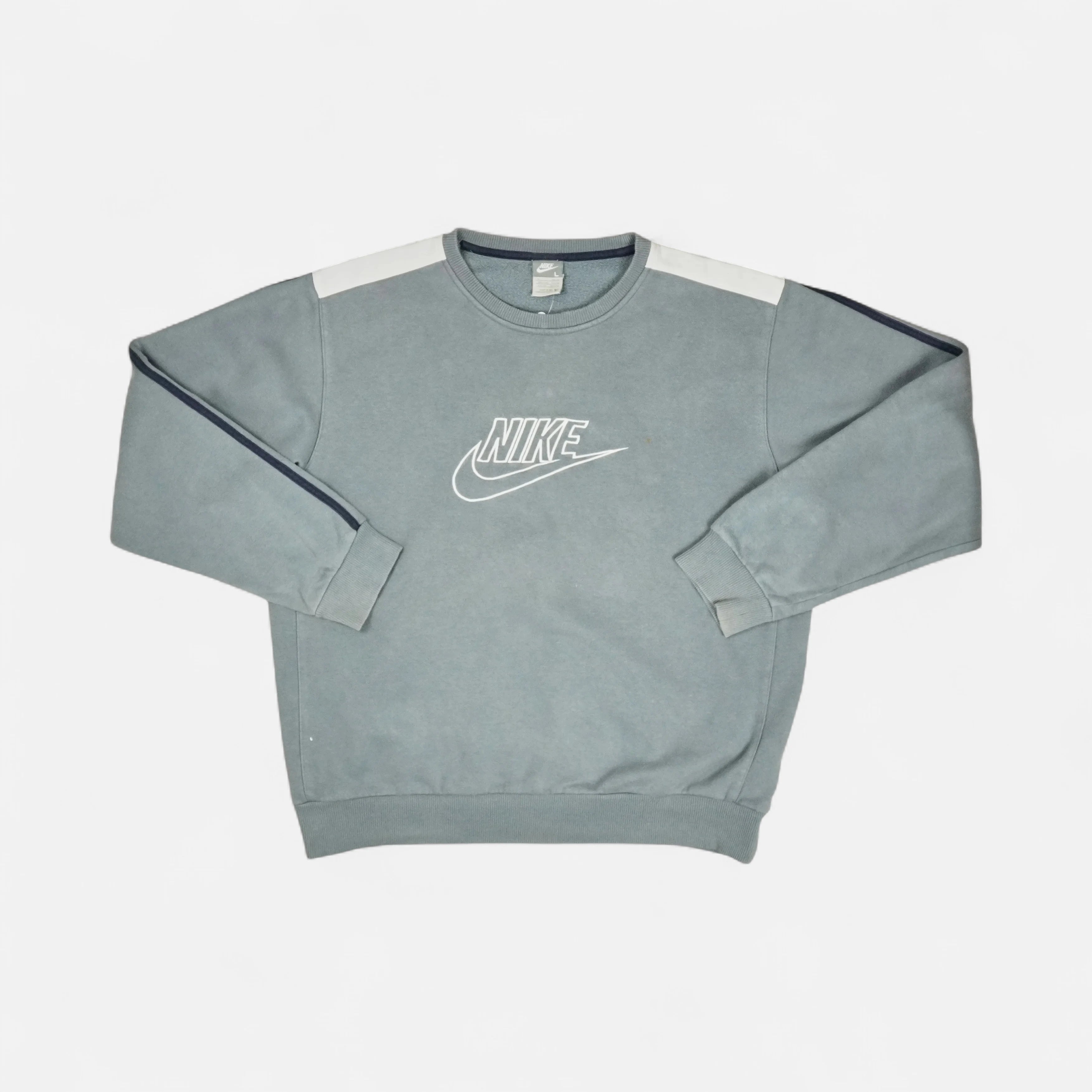 Vintage Nike Grey crewneck sweatshirt (L)