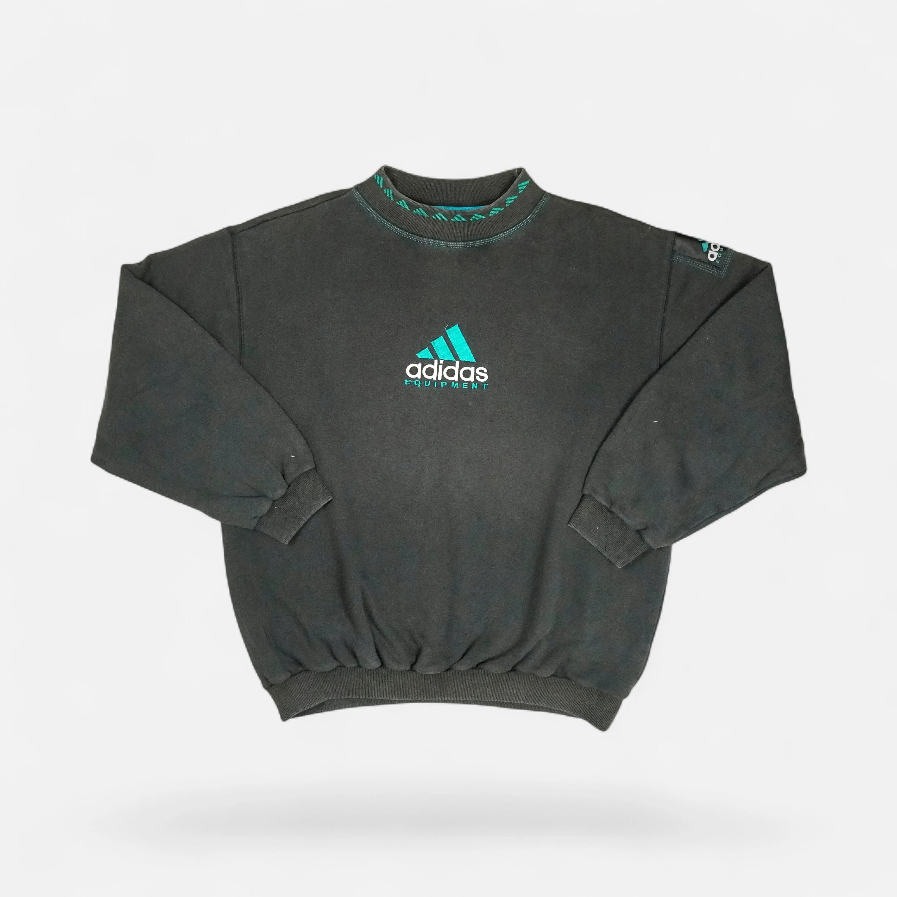 Vintage Adidas Black sweatshirt (L)
