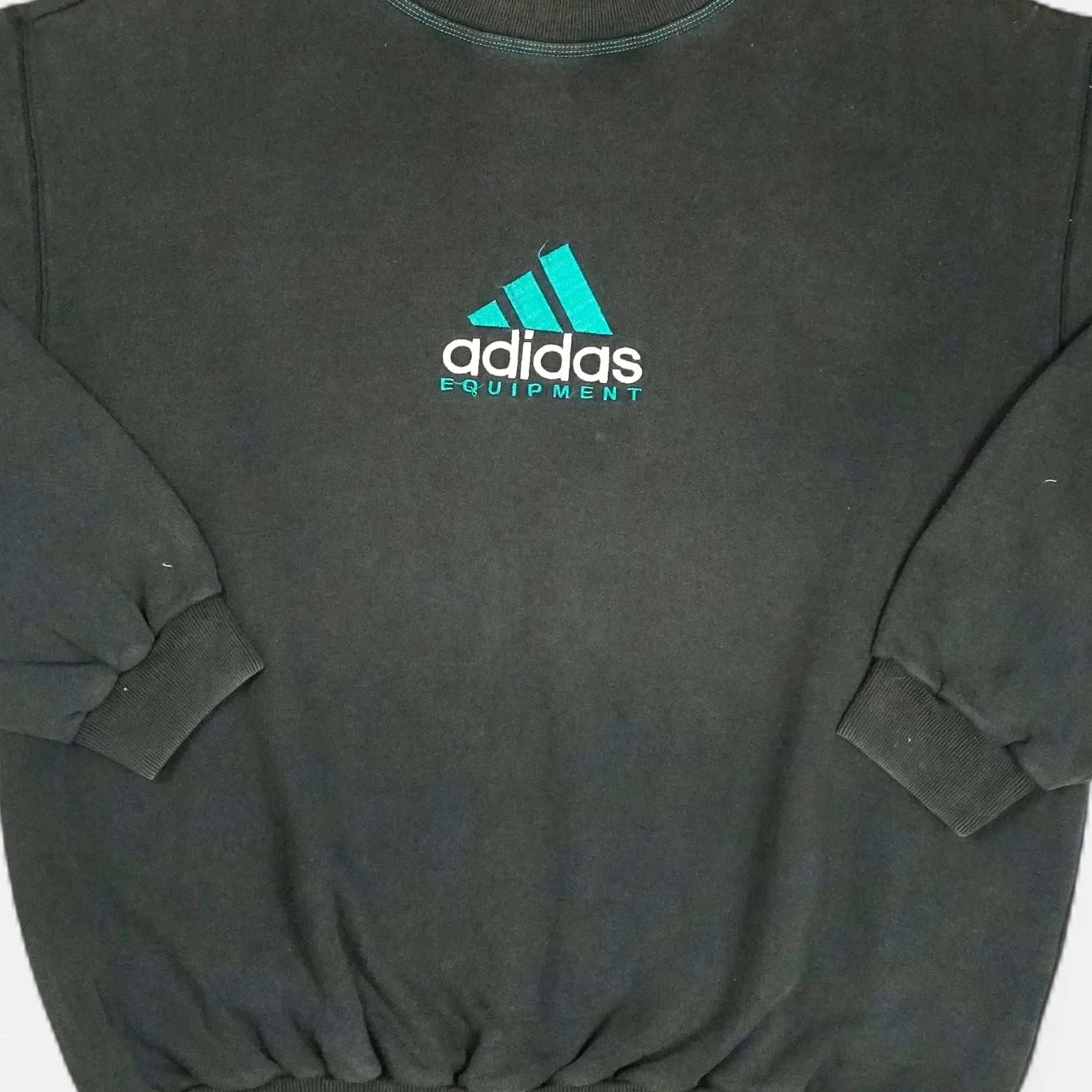 Vintage Adidas Black sweatshirt (L)