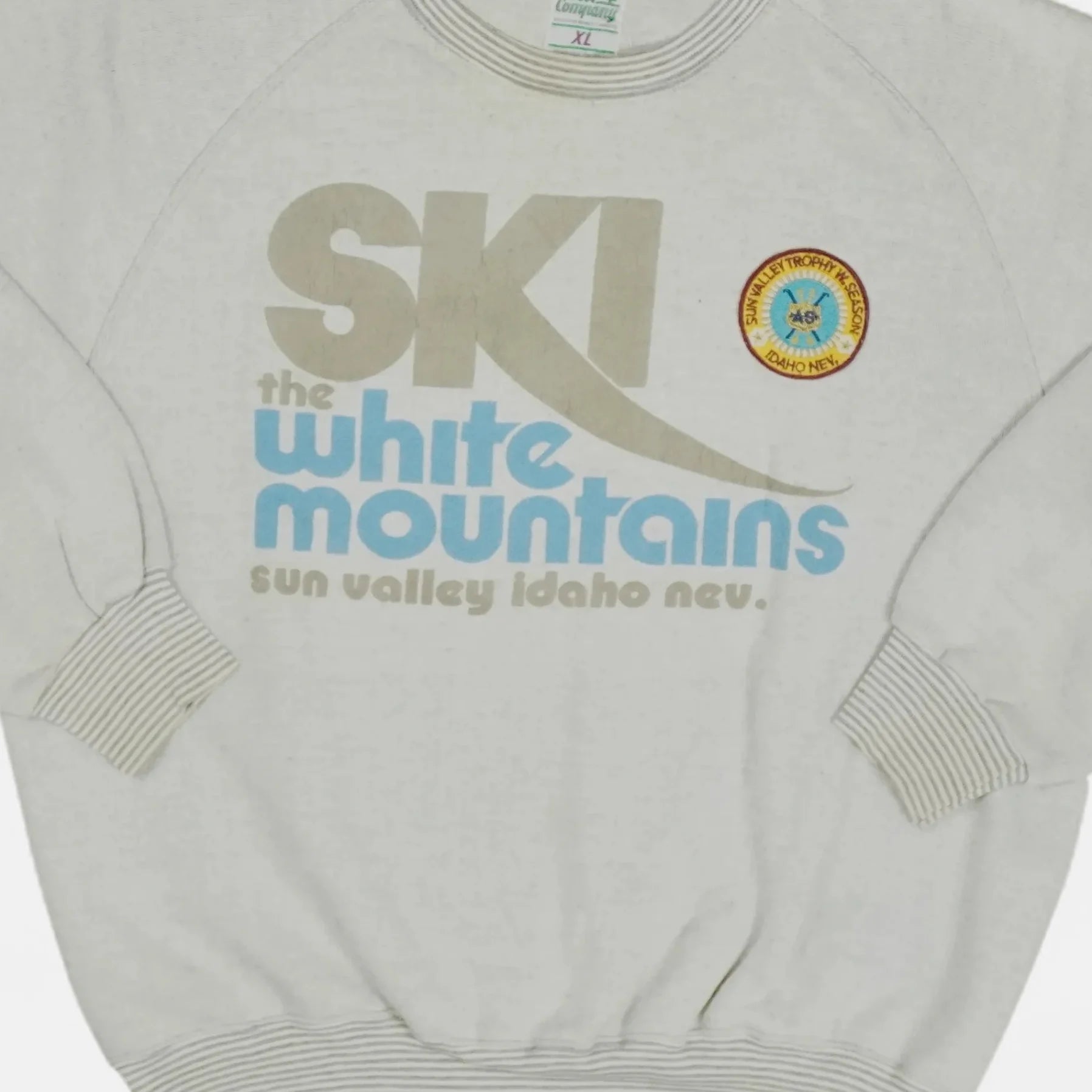 Vintage White Sweatshirt (XL)