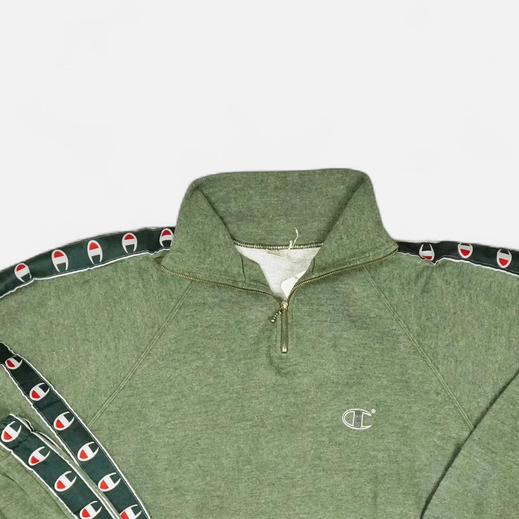 Vintage Champion Green tracksuit (quarter-zip sweatshirt and sweatpants set) (L)