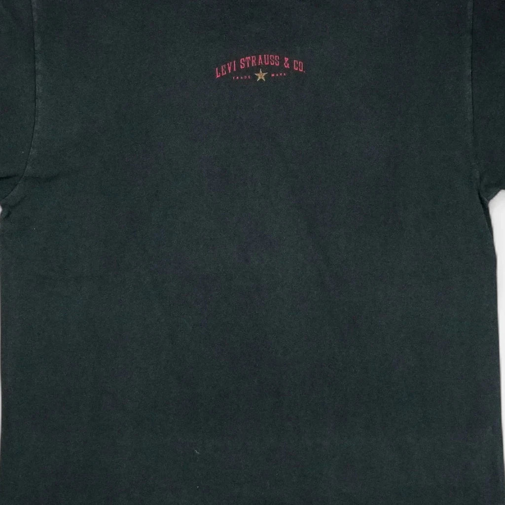 Vintage Levi's Black T-shirt (XL)