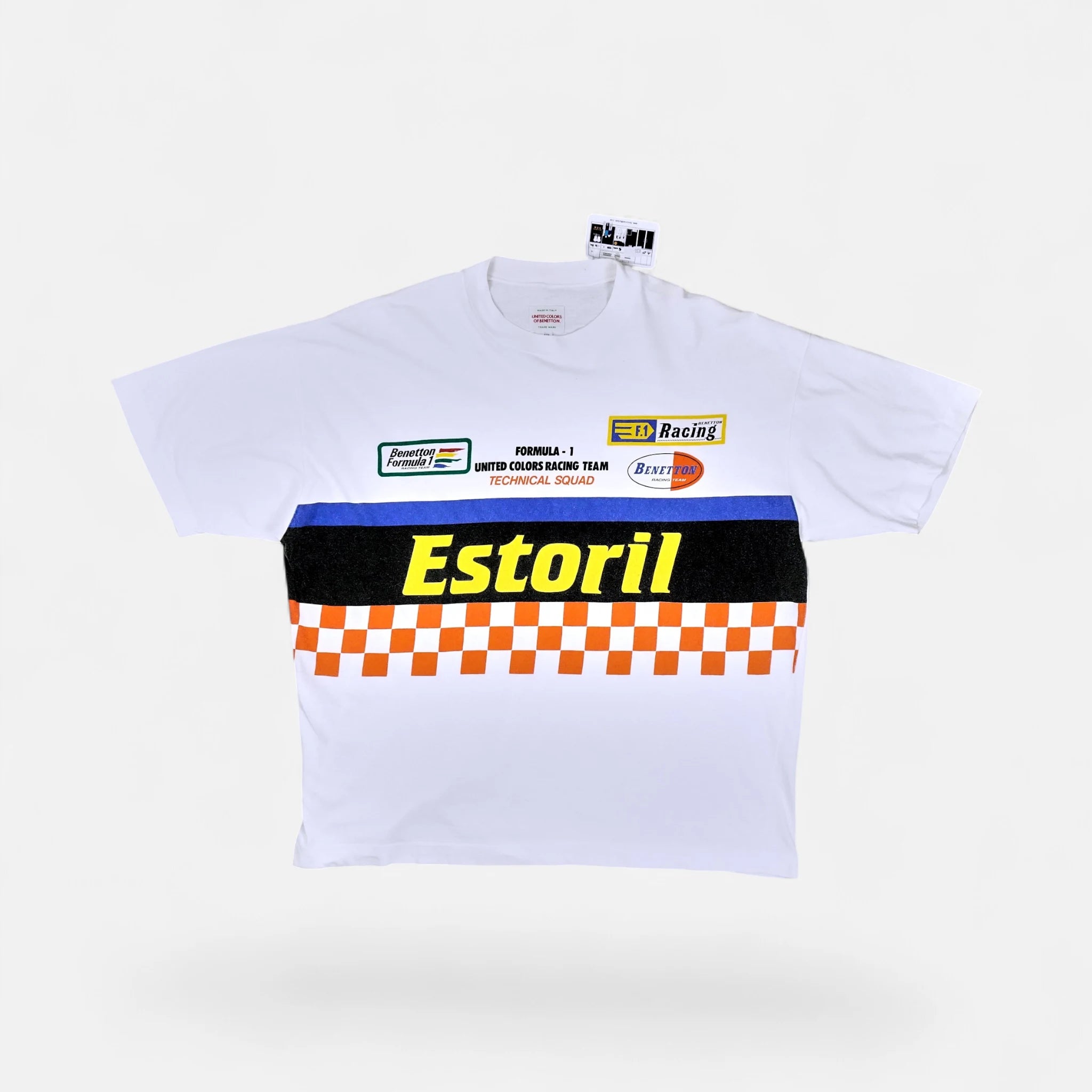 Vintage United Colors Of Benetton White T-shirt (XL)