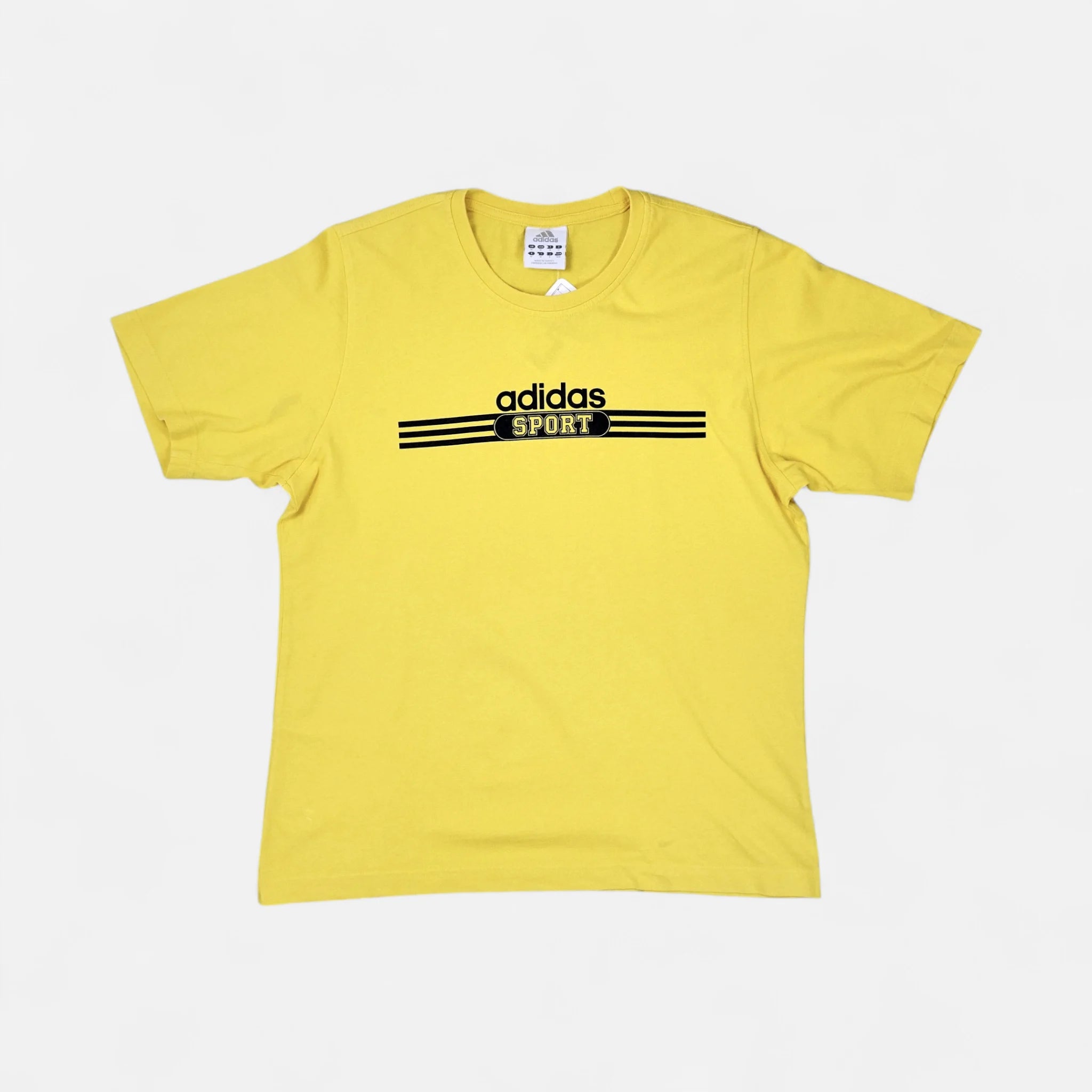 Vintage Adidas Yellow T-shirt (M)