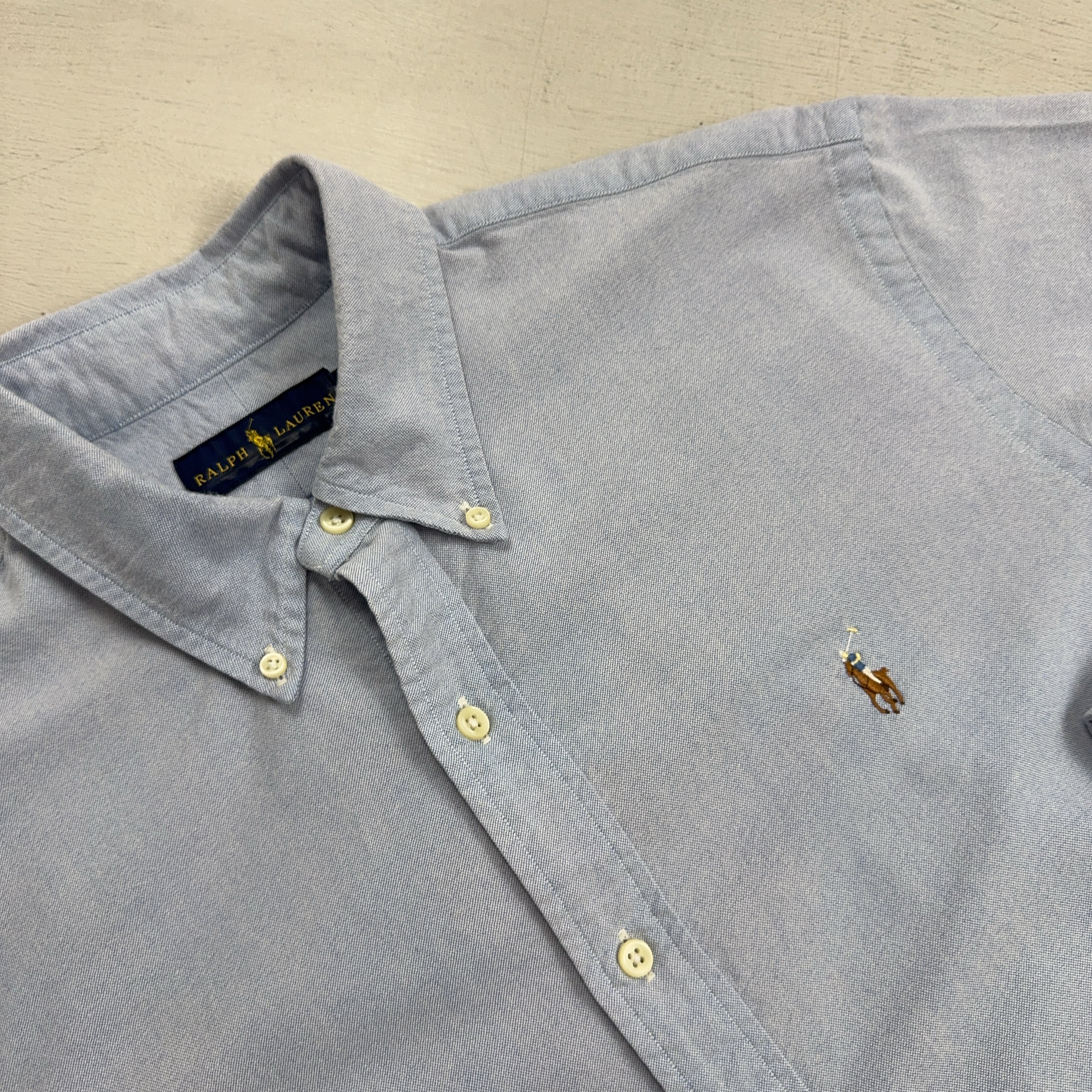 Vintage Ralph Lauren Blue Shirt (L)