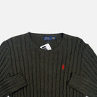 Vintage Polo Ralph Lauren Grey Knit Jumper (M)