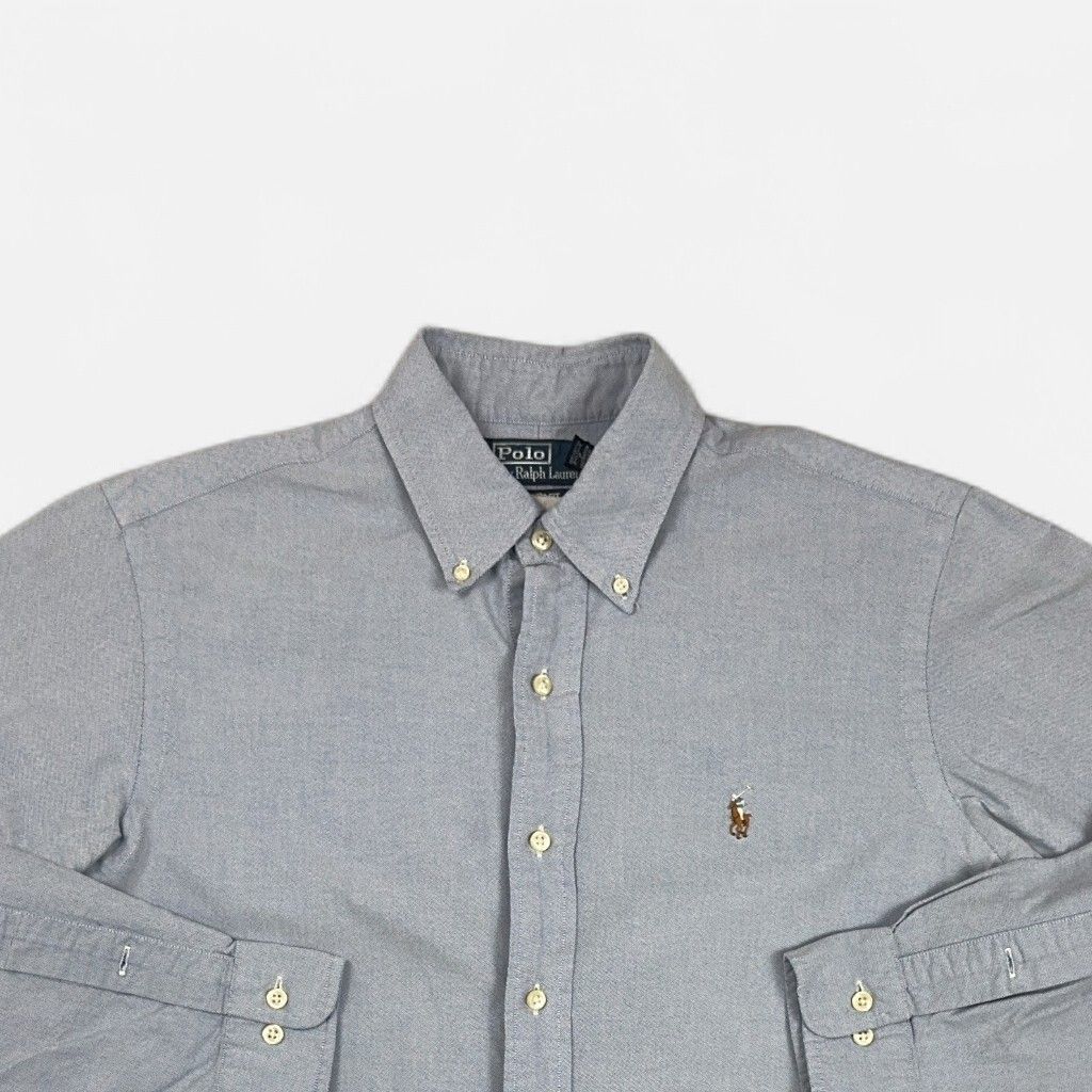 Vintage Polo Ralph Lauren Blue Shirt (M)