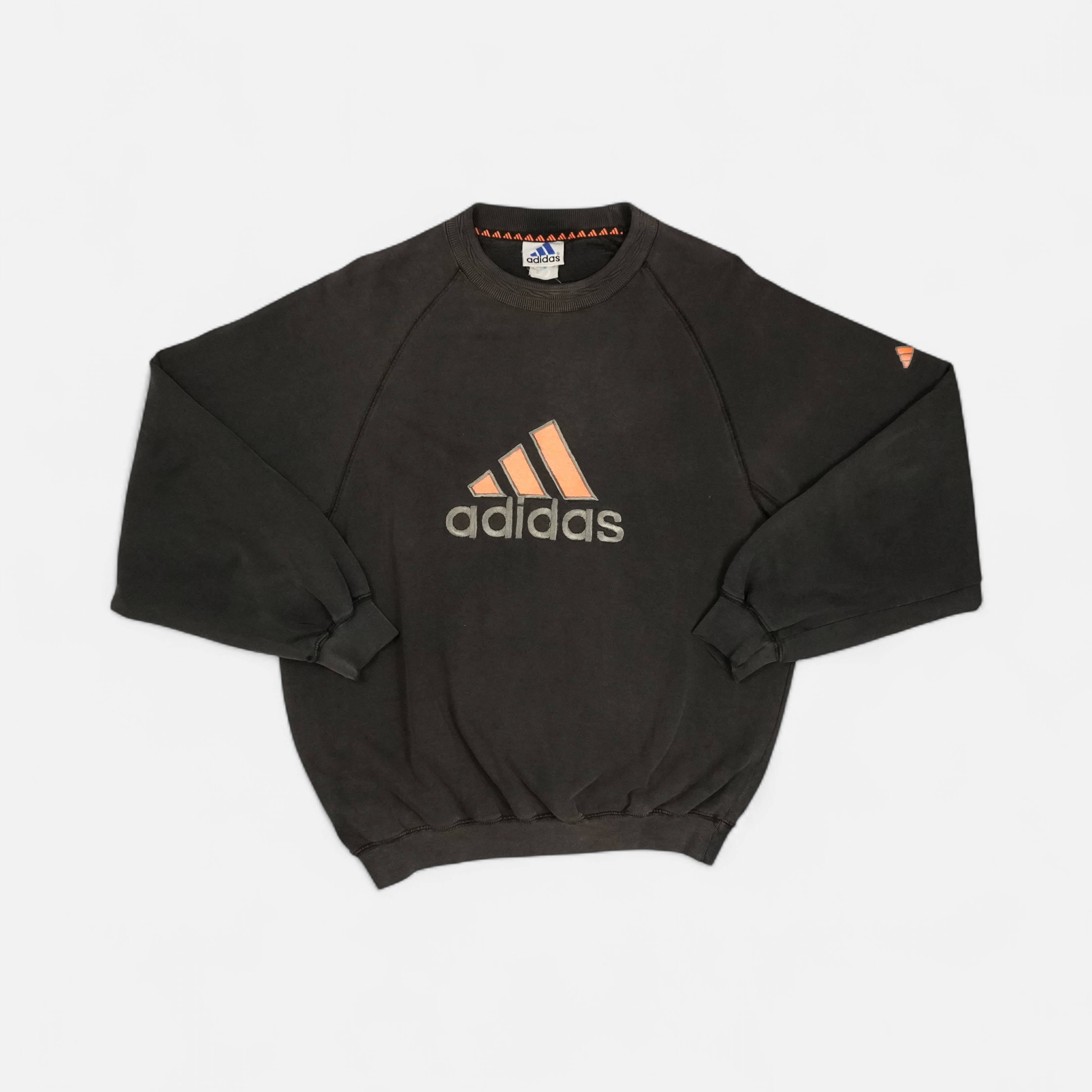 Vintage Adidas Black Sweatshirt (M)