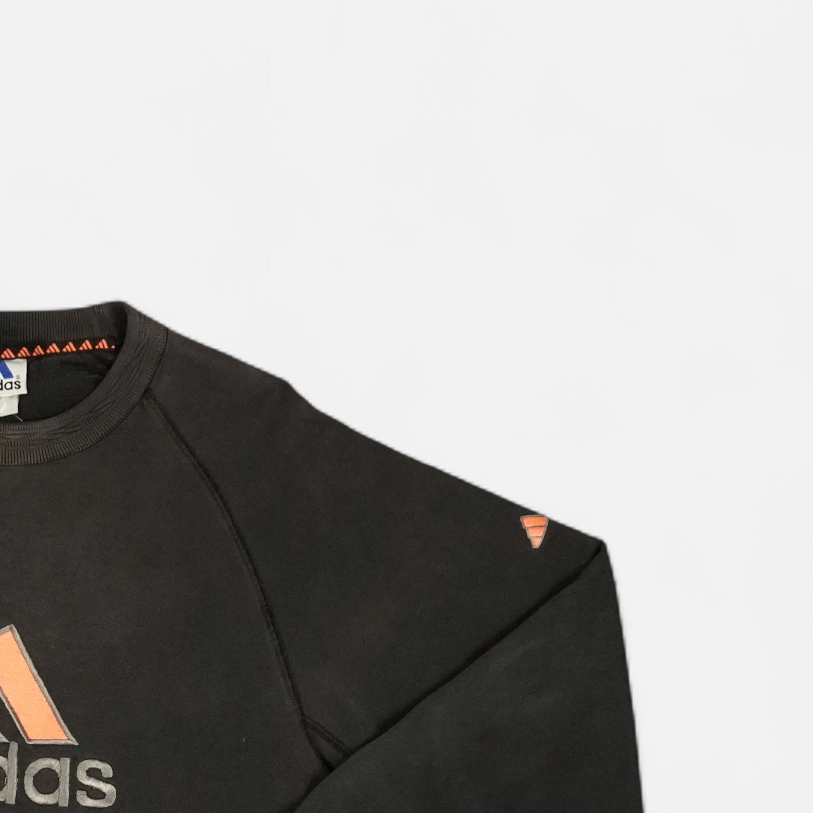Vintage Adidas Black Sweatshirt (M)