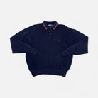 Vintage Polo Ralph Lauren Blue Knit Jumper (L)