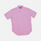 Vintage Ralph Lauren Pink Short Sleeve Shirt (M)