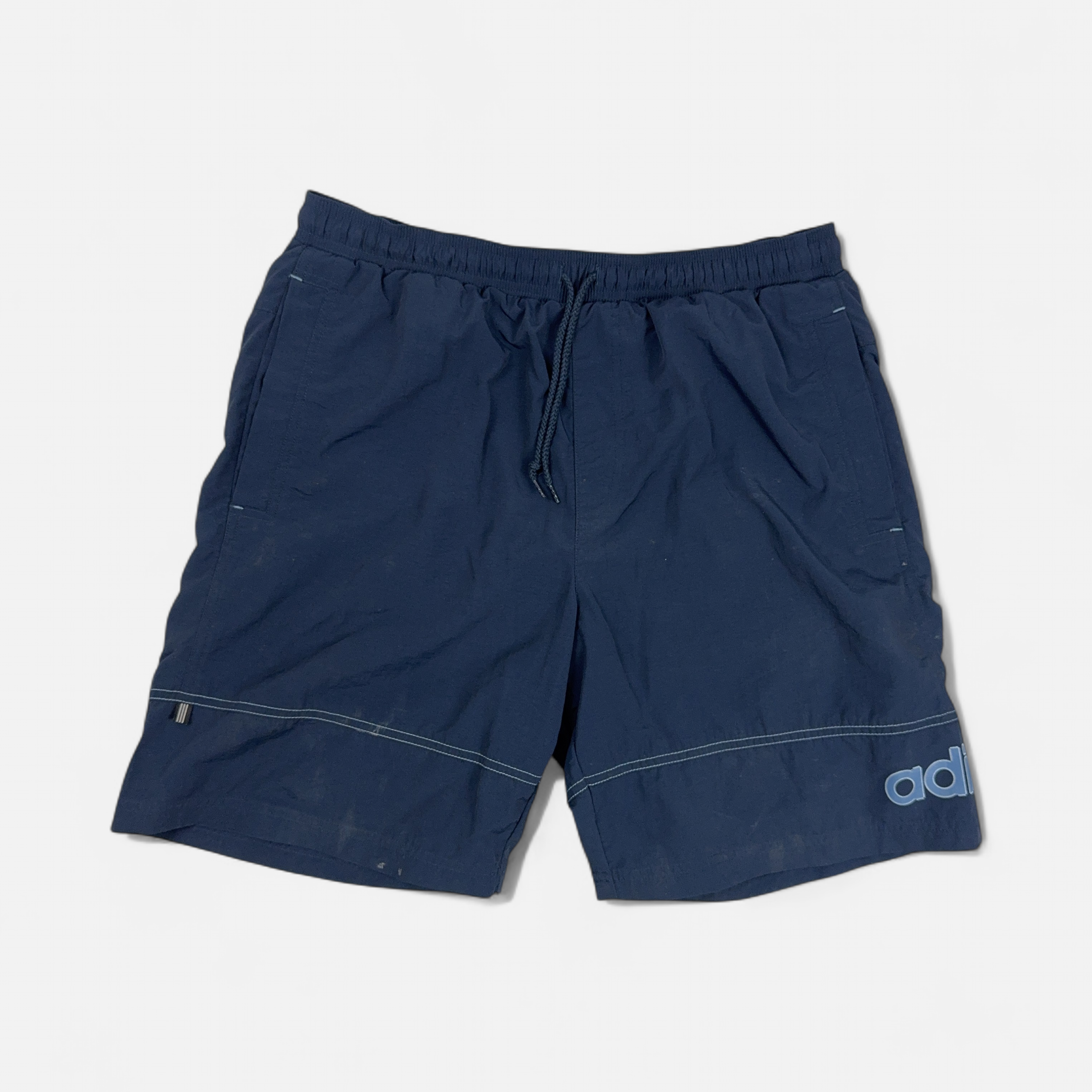 Vintage Adidas Blue Shorts (M)