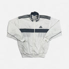 Vintage Adidas White Trackjacket (L )