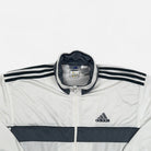 Vintage Adidas White Trackjacket (L )