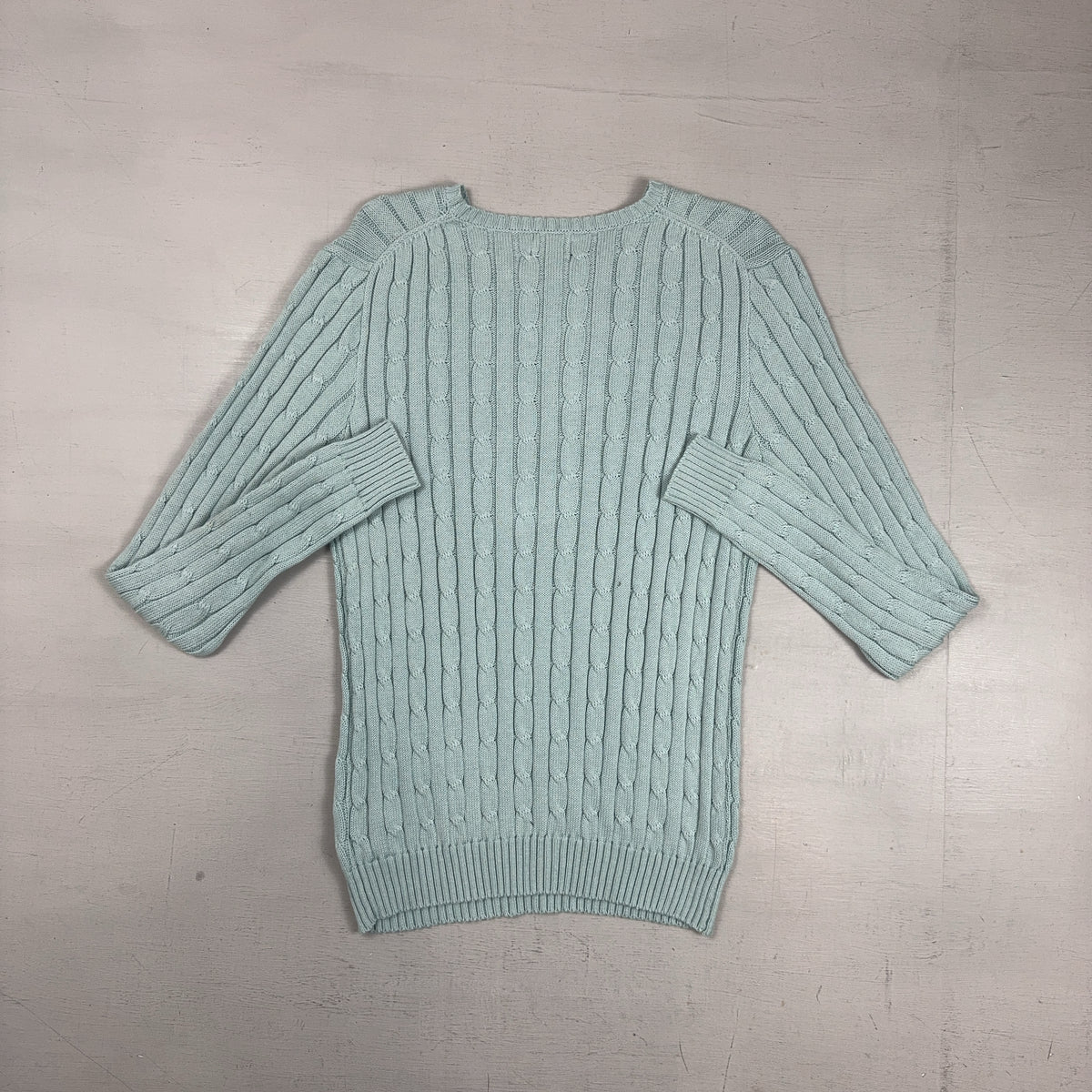 Vintage Polo Ralph Lauren Blue Knit Jumper (M)