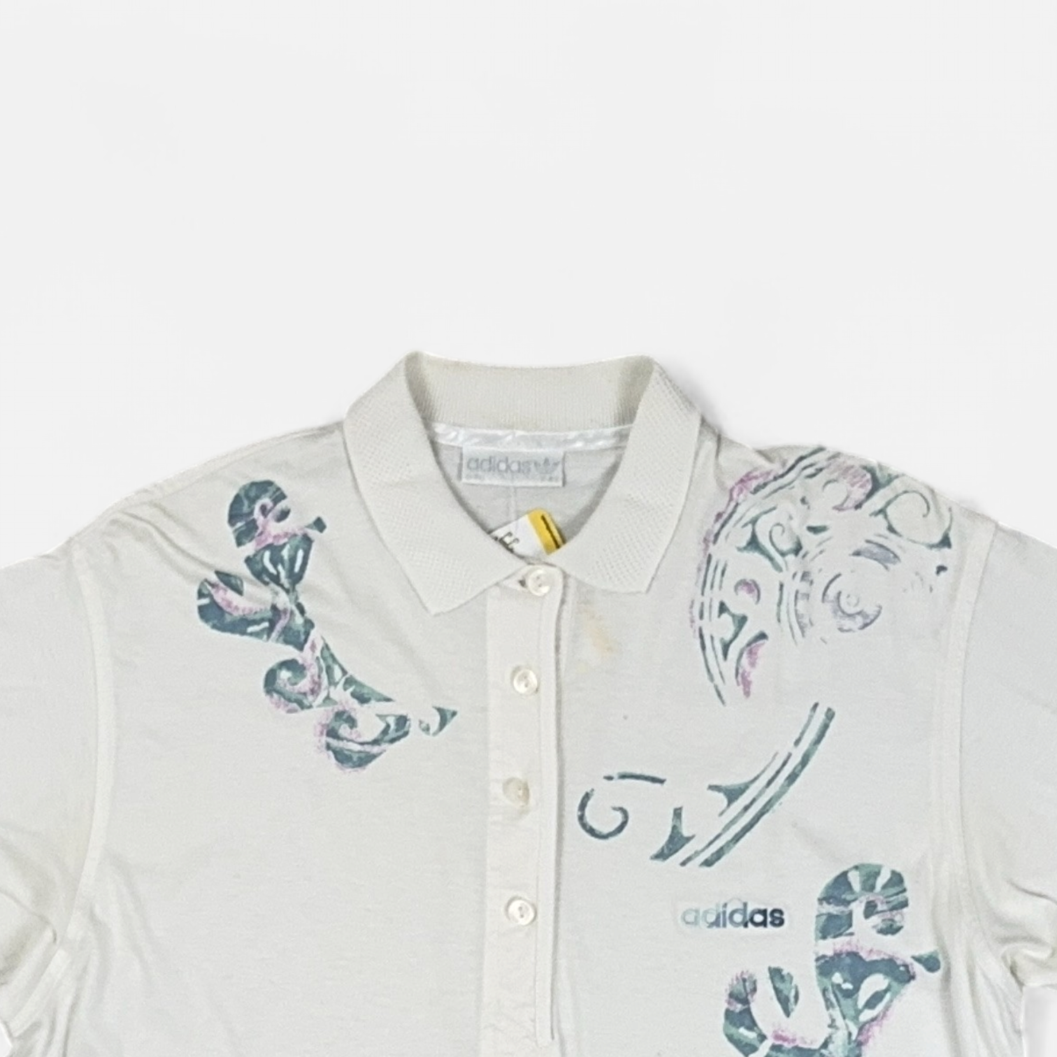 Vintage Adidas White Top (M)