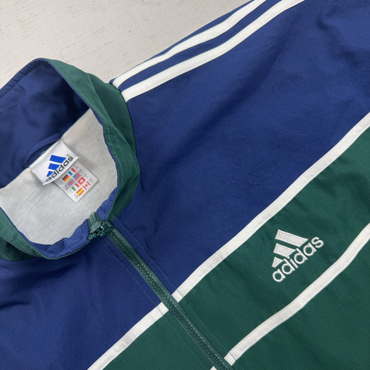 Vintage Adidas Green Trackjacket (L)