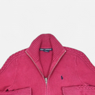 Vintage Ralph Lauren Sport Pink Knit Jumper (M)