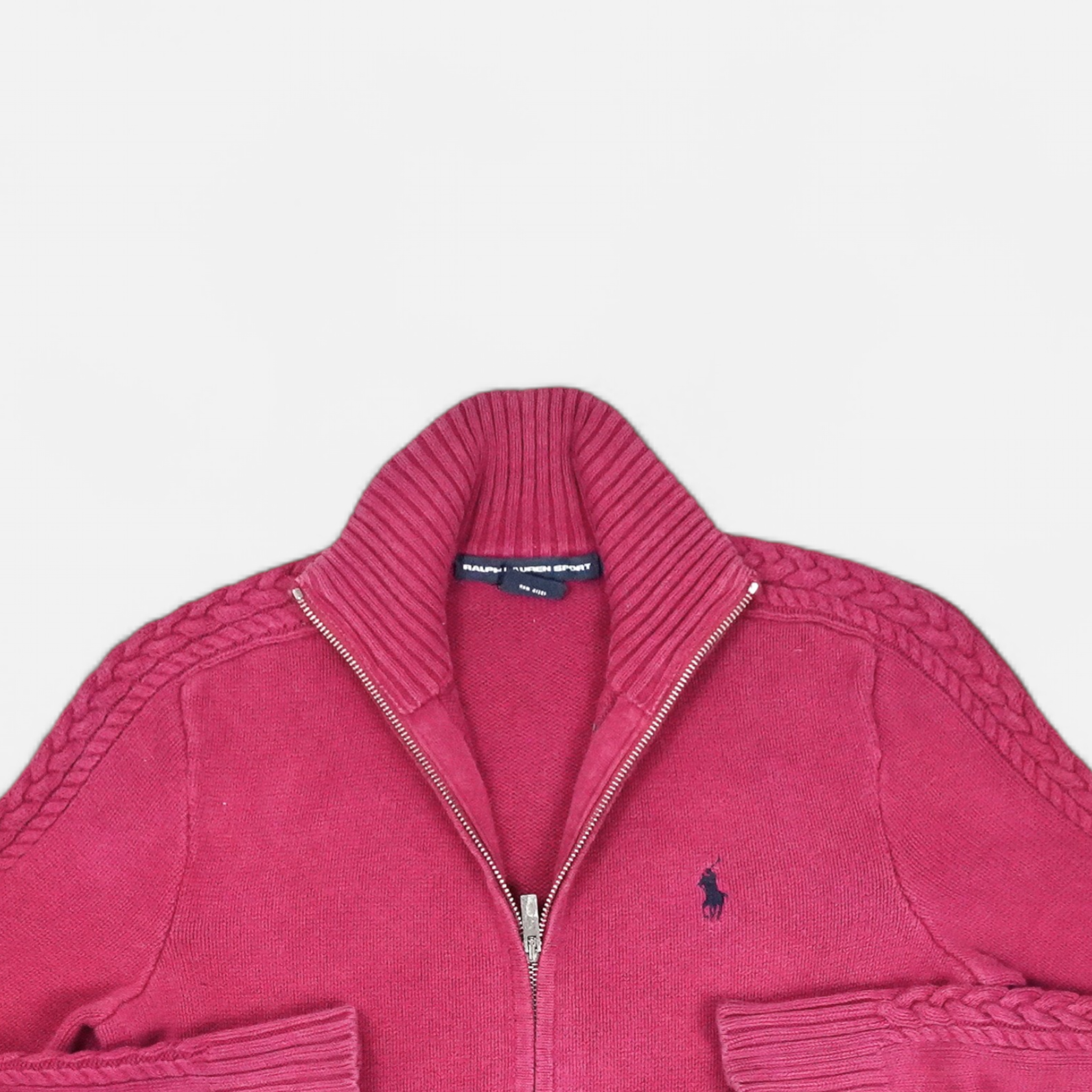 Vintage Ralph Lauren Sport Pink Knit Jumper (M)
