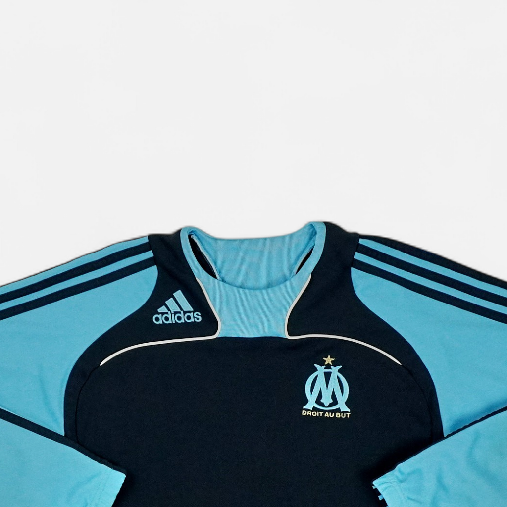 Vintage Adidas Blue Sweatshirt (L)
