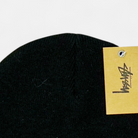 Vintage Stüssy Black Beanie (One Size Fits All)