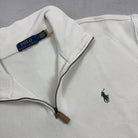 Vintage Polo Ralph Lauren White 1/4 Zip (M)