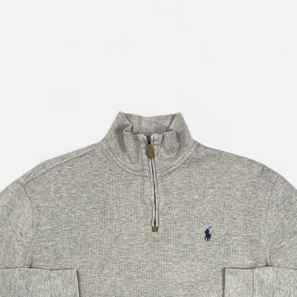 Vintage Polo Ralph Lauren Grey 1/4 Zip (M)