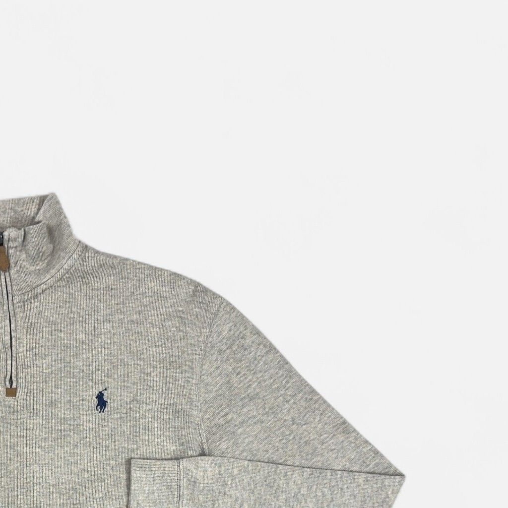 Vintage Polo Ralph Lauren Grey 1/4 Zip (M)