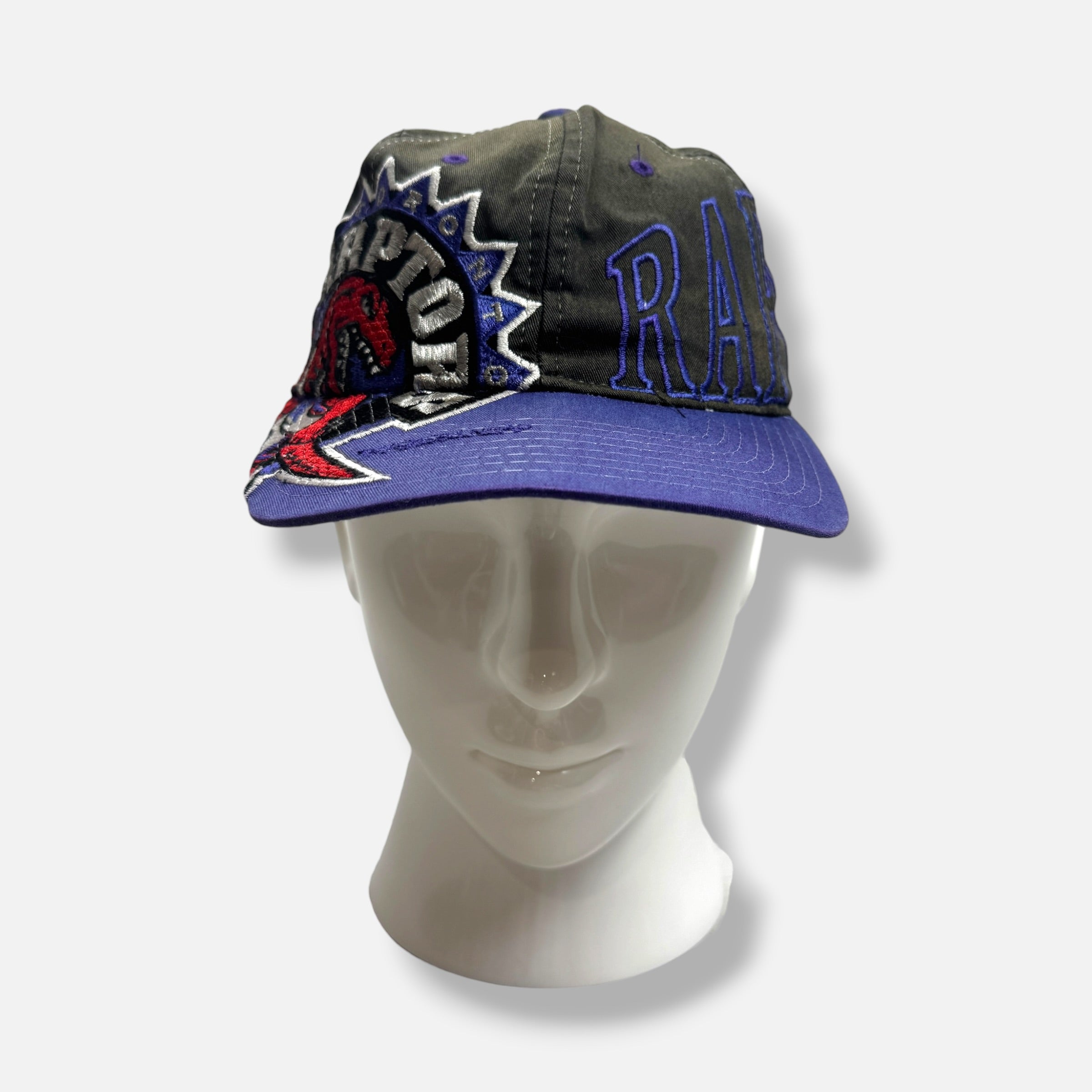 Vintage Starter Grey And Purple Cap