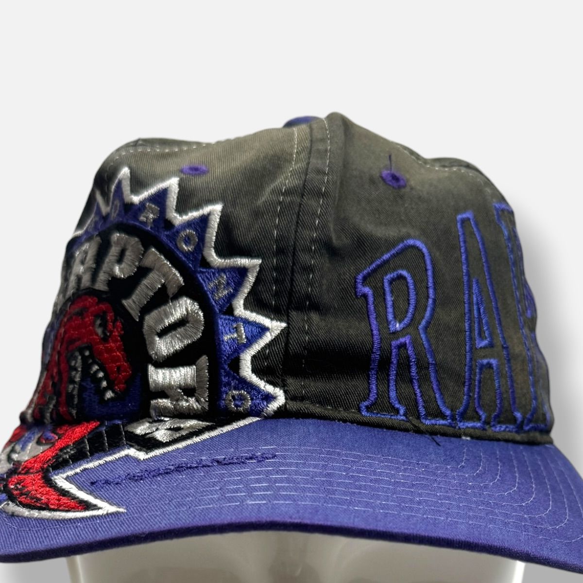Vintage Starter Grey And Purple Cap