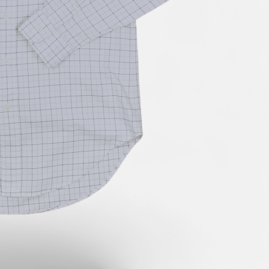 Vintage Ralph Lauren White CheckShirt (S)