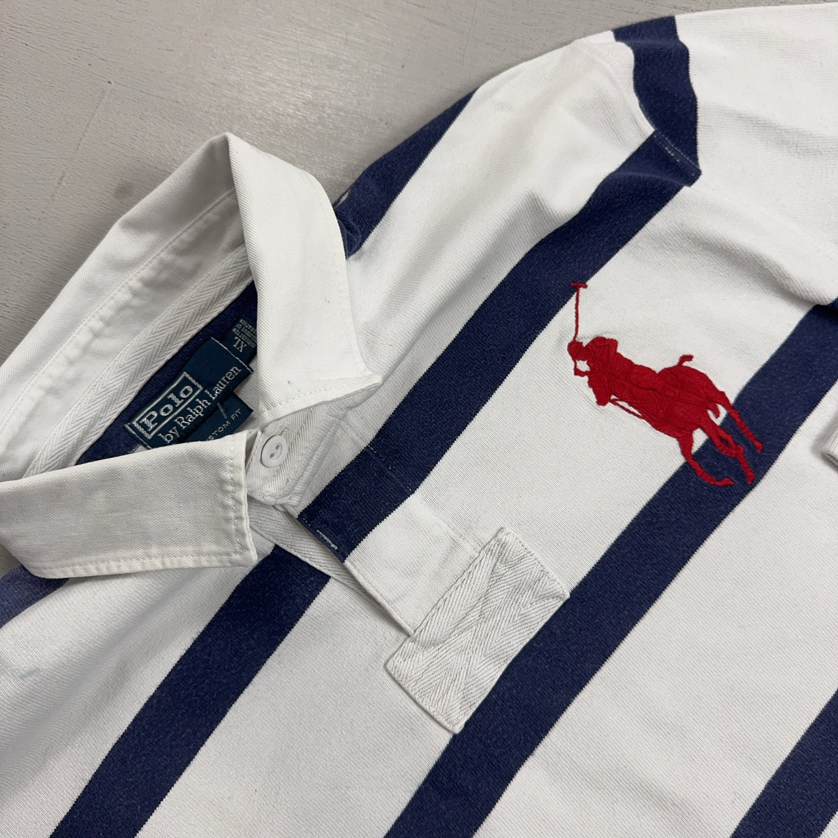 Vintage Polo Ralph Lauren White 1/4 Zip (XL)