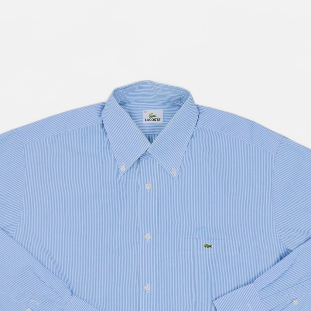 Vintage Lacoste Blue Shirt (L)