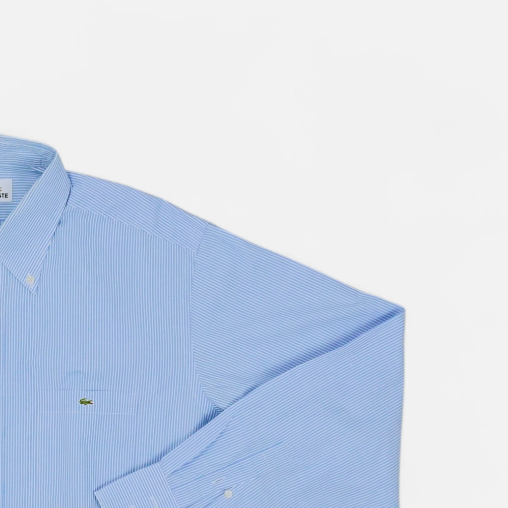 Vintage Lacoste Blue Shirt (L)
