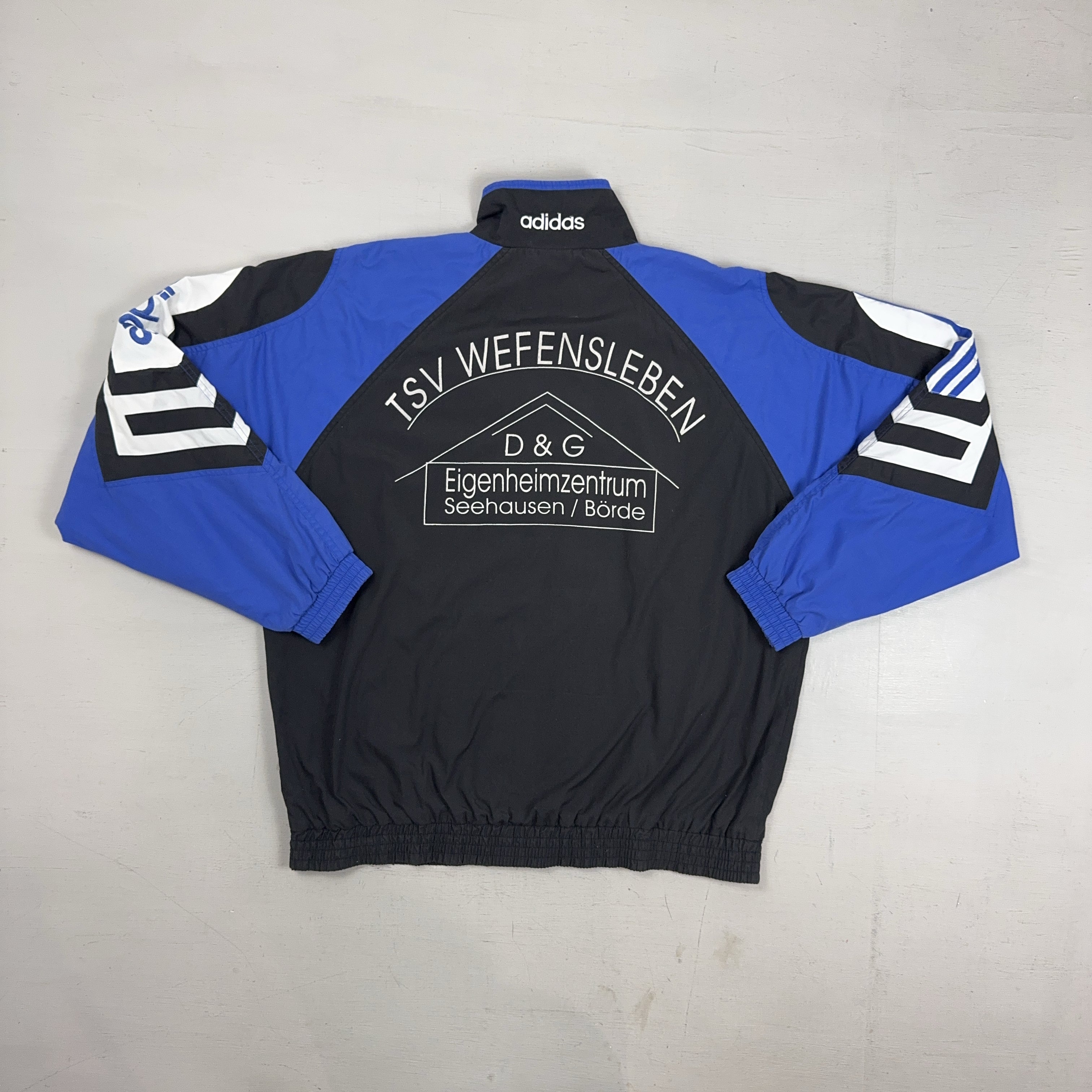 Vintage Adidas Blue Trackjacket (XL )