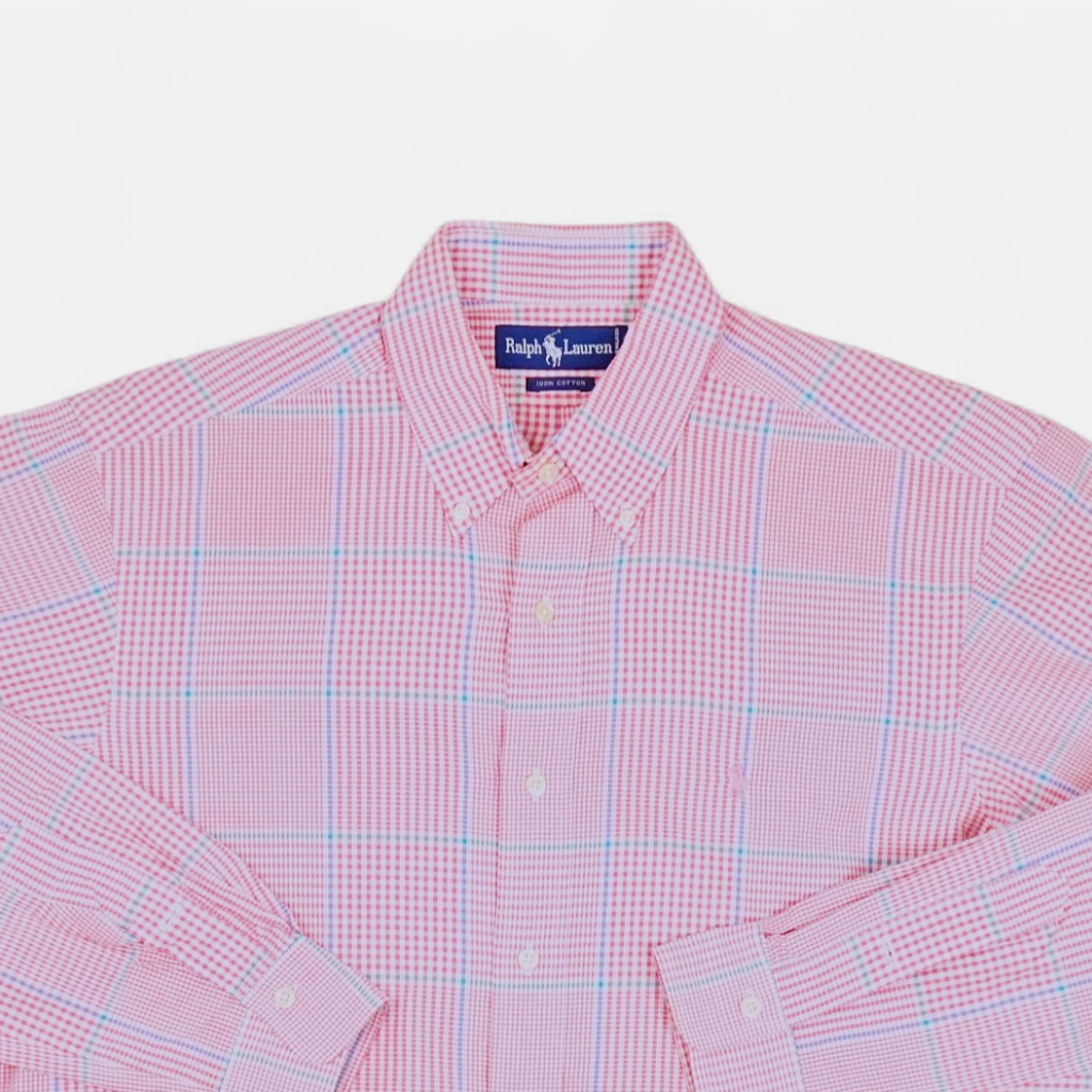 Vintage Ralph Lauren Pink Shirt (L)