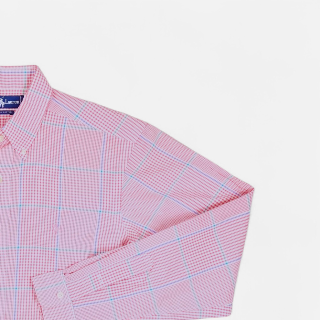 Vintage Ralph Lauren Pink Shirt (L)