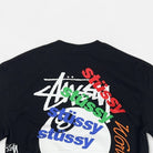 Stussy Graffiti Design Black T-shirt (XL)