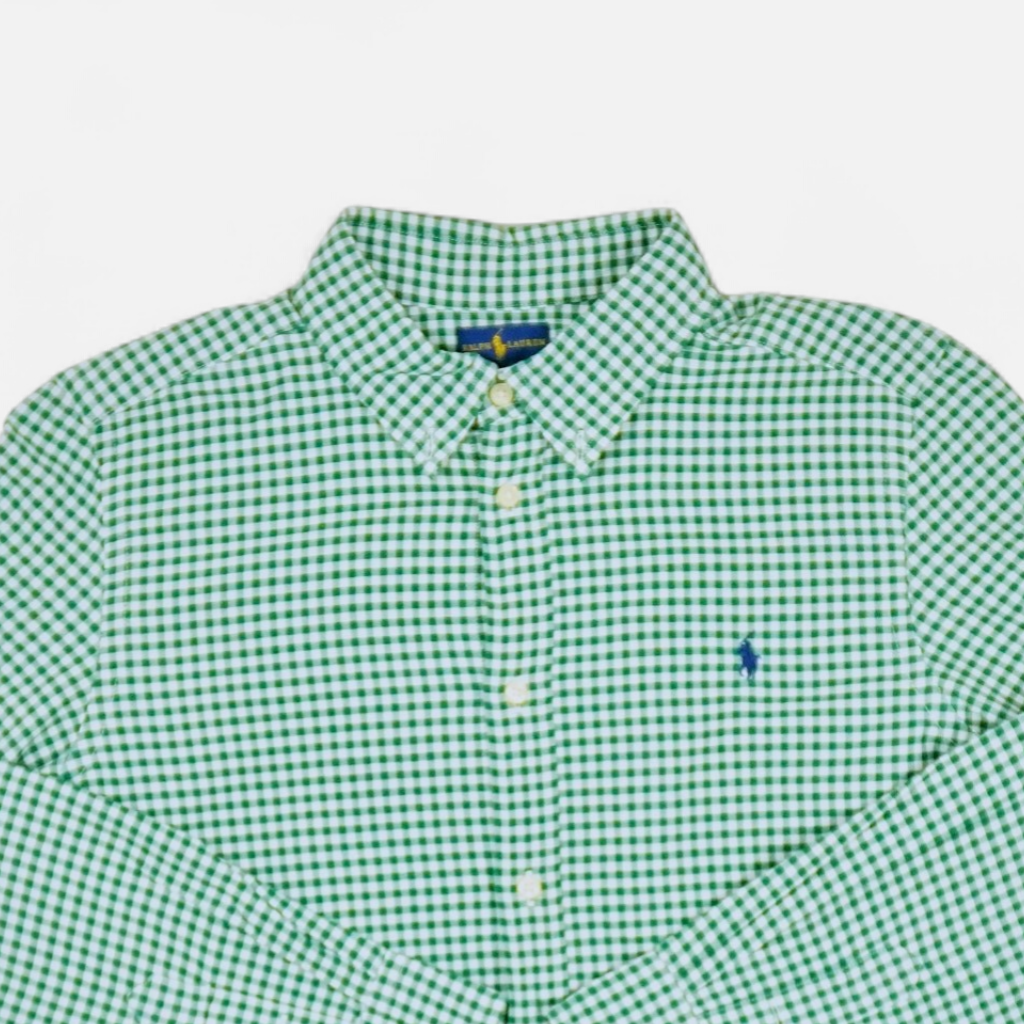 Vintage Ralph Lauren Green Shirt (S)